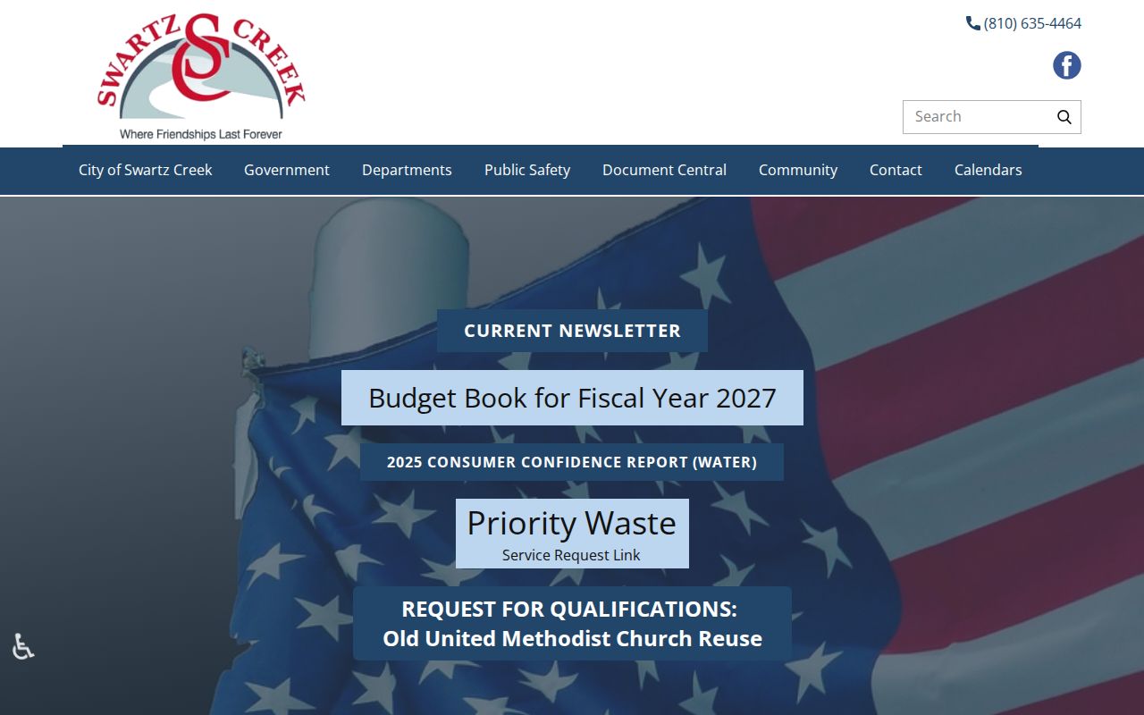 Swartz Creek warrant records: official City of Swartz Creek municipal gateway page
